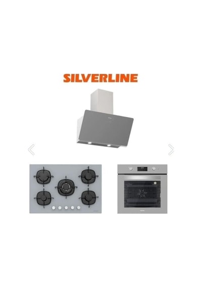 Silverline 3457 SOHO 60+CS5365S01+BO6502S02 Gri Cam Ankastre Set
