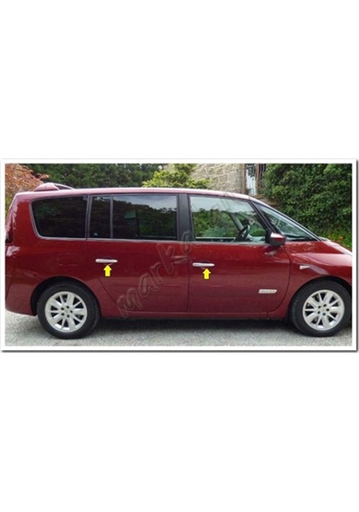 Woc Chrome Renault Espace Krom Kapı Kolu 2006 Sonrası 4 Kapı Pasl
