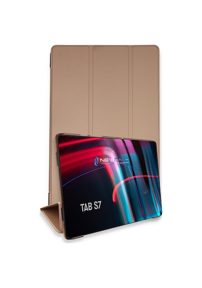 Galaxy T870 Tab S7 11 Kılıf Tablet Smart Kılıf - Rose Gold Arka Kapak