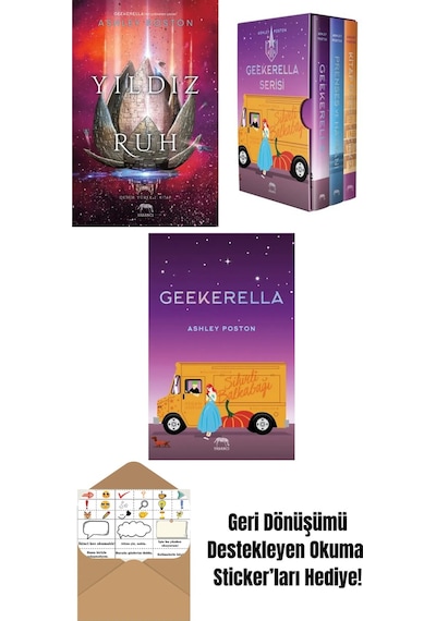 Yıldız Ruh Demir Yürek 2. Kitap + Geekerella Serisi Kutulu Set 3 Kitap + Prenses Ve Hayranı