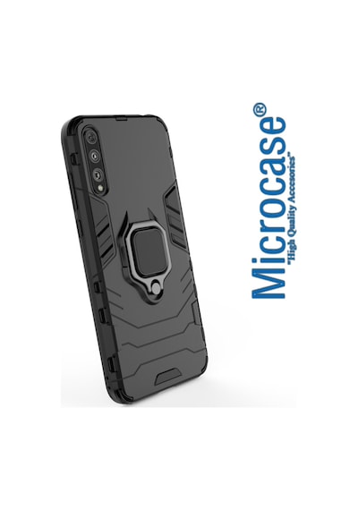 Microcase Huawei P Smart S / Y8P Batman Seri Yüzük Standlı Kılıf