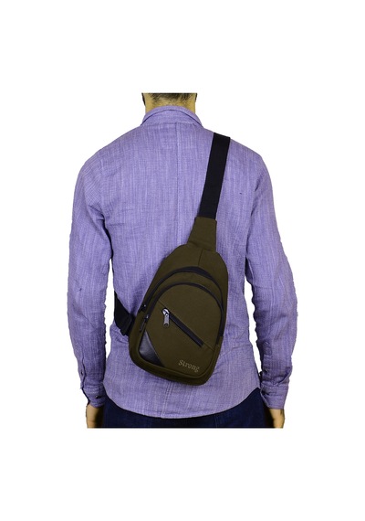 Strong Kanvas Çapraz Askılı Göğüs Ve Sırt Çantası,3 Renk Body Bag (489923645)