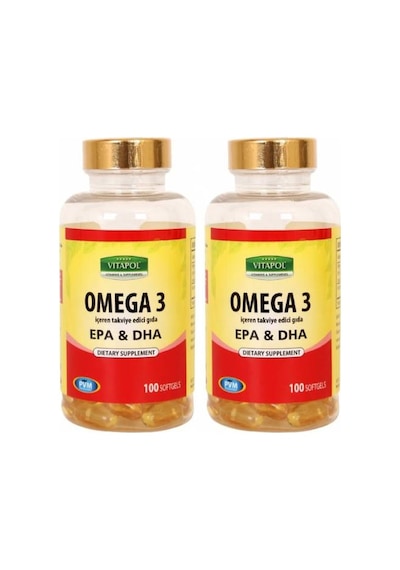 Vitapol Omega 3 Balık Yağı 2X100 Softgel