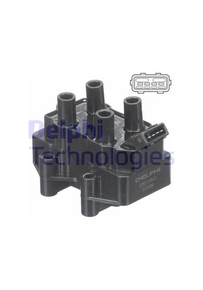 Delphı Gn10803-12b1 Ateşleme Bobini P306 93-01 P106 91-01 1.0-1.1-1.4 1.6 P205-p405-ax-zx-rover 420 95-00 820 Tu3m -tu1m-tu5j-tu9m 5970.49-96062288-nec100710