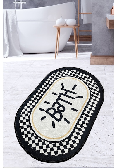 Vita Bona Banyo Halısı Djt 70x120 cm Yıkanabilir , Kaymaz Taban Banyo