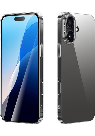 Apple Uyumlu iPhone 16 Kılıf İnce Pc Full Şeffaf Sararmaz