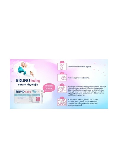 Bruno Baby Serum Fizyolojik 5 Ml X 10 Flakon
