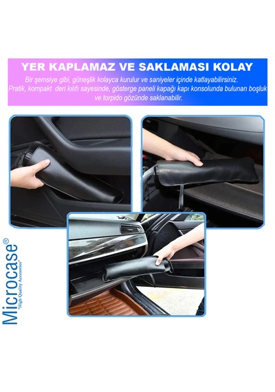 Oto Katlanabilir Güneşlik Şemsiye Ön Camgölgelik 125x75cm Al4521
