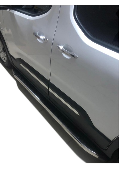 Peugeot Rifter Krom Yan Kapı Çıtası 4 Parça 2019 ve Üzeri Paslanm