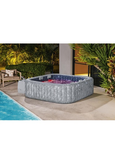 Lay-z-spa 6001q San Francisco Smart Hydrojet Pro Enerji Tasarruflu Şişme Spa Havuzu, Mobil Uygulama Kontrollü, 5-7 Kişilik Gri Lay-z-spa 6001q San Francisco Smart Hydrojet Pro Enerji Tasarruflu Şişme Spa Havuzu, Mobil Uygulama Kontrollü, 5-7 Kişilik Gri