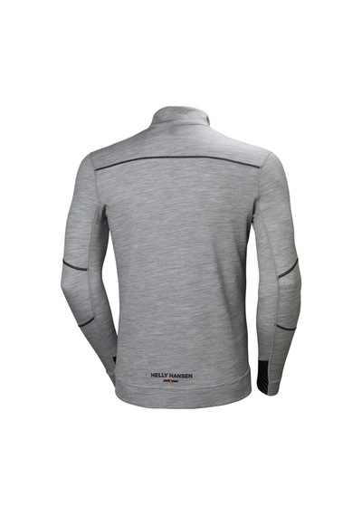 Helly Hansen Workwear Lıfa Yarım Fermuar Sweatshirt -75107 Açık Gri