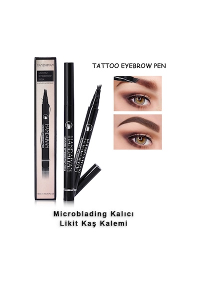 Microblading Kalıcı Likit Kaş Kalemi Çatal Uçlu 1,6ml Diğer