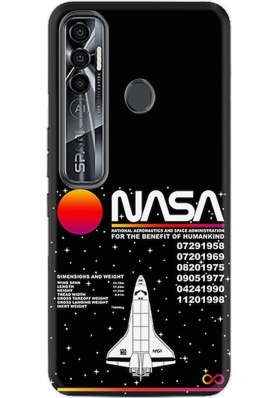 Tecno Spark 7 Pro Kılıf Resimli Silikon Nasa 2 1407