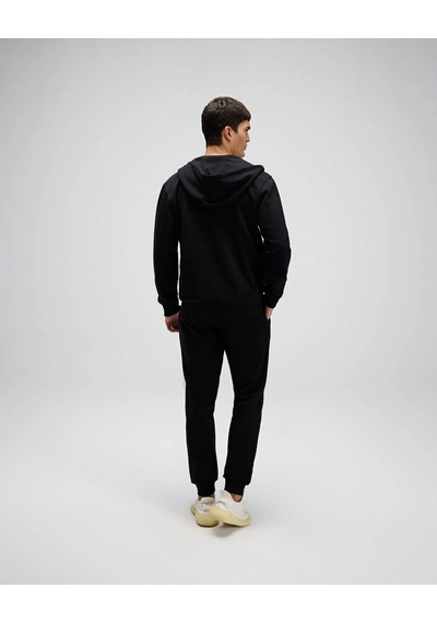 Ellesse Fermuarlı Kapüşonlu Siyah Erkek Sweatshirt Em581 Siyah