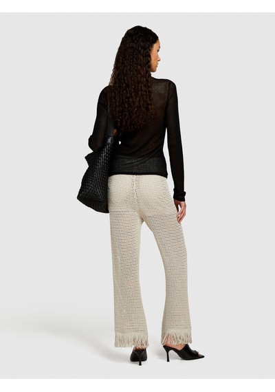 Sisley Viskoz Karışımlı Örgü Motifli Saçak Paça Coulotte Pantolon Kadın Gri Pantolon - 324p196pmf008 Bej Sisley Viskoz Karışımlı Örgü Motifli Saçak Paça Coulotte Pantolon Kadın Gri Pantolon - 324p196pmf008 Bej