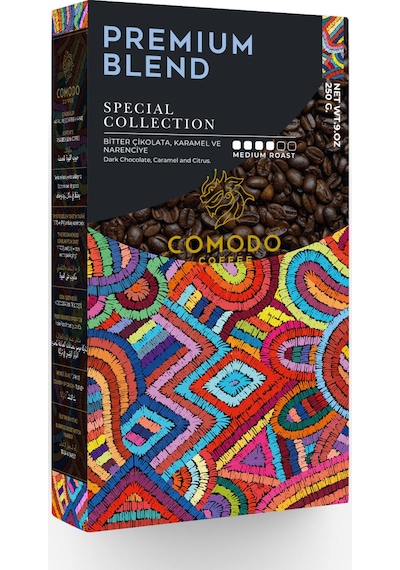 Comodo Coffee Premium Blend Çekirdek Filtre Kahve 250 G