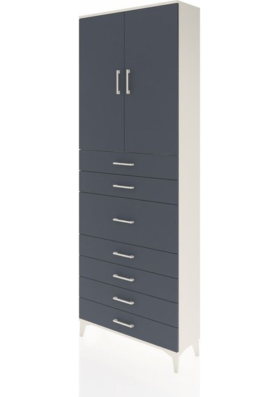 Arges Dolap 3 Raflı 7 Çekmeceli 2 Kapaklı 88x30x243 Aytaşı-an... Aytaşı