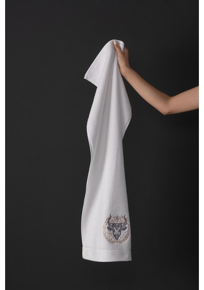 Varol %100 Microcotton Üst Kalite Havlu Seti Burç Nakışlı Boğa-standart Boğa Diğer