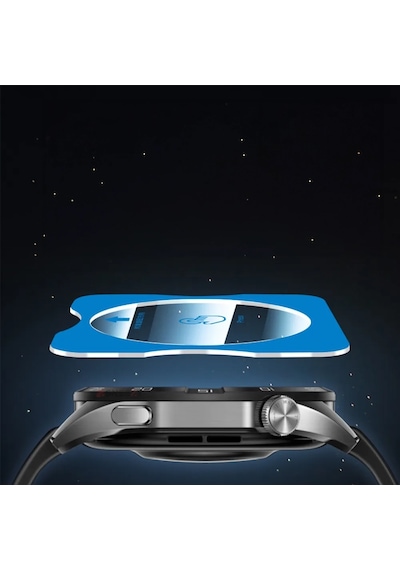 Samsung Watch 8 44mm Uyumlu Kolay Takılabilir Takma Aparatlı Temperli Cam Ekran Koruyucu