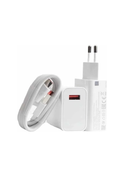Nrzsnt Beyaz Ultra Plus Hızlı Şarj Seti Şarj Adaptörü Ve Kablosu 67w