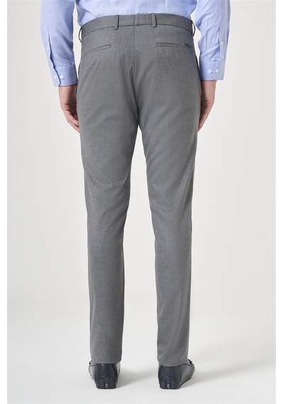 İmza Gri Yan Cep Slim Fit Esnek Chino Pantolon 1003260154