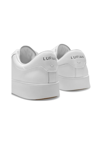 Lufian 112230224 Anton Erkek Hakiki Deri Klasik Sneaker Beyaz Beyaz