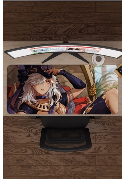 Cyno Genshin Impact Anime Gacha V1 - 90x40 Xxl Gaming Mouse Pad Fare Altlığı