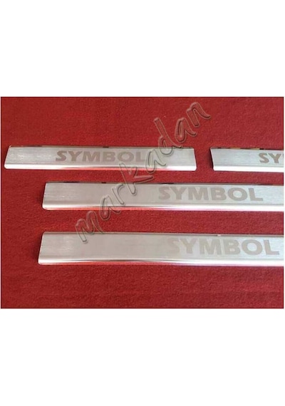Db Chrome Renault Symbol Kapı Eşiği 2009-2012 4 Parça P.Çelik