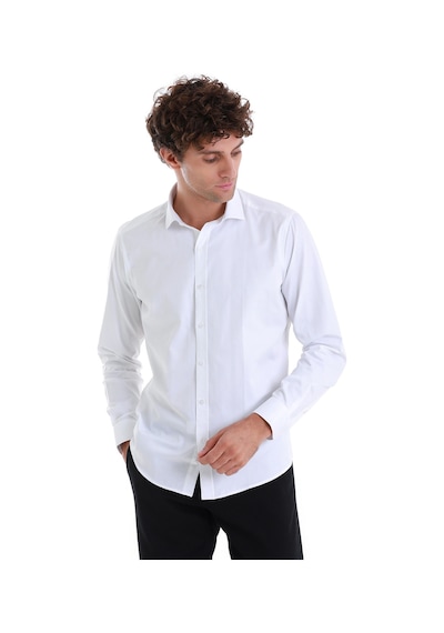 Hatemoğlu Beyaz Slim Fit Düz 100% Pamuk Açık İtalyan Yaka Uzun Kollu Saten Gömlek 24d190000045 001 Beyaz Hatemoğlu Beyaz Slim Fit Düz 100% Pamuk Açık İtalyan Yaka Uzun Kollu Saten Gömlek 24d190000045 001 Beyaz