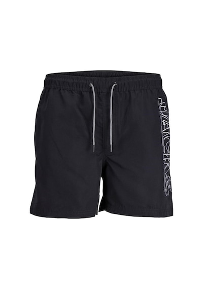 Jack & Jones Jack&jones Jpstfıjı Jjswım Double Logo Sn Şort Mayo Ly12253118 Siyah 001
