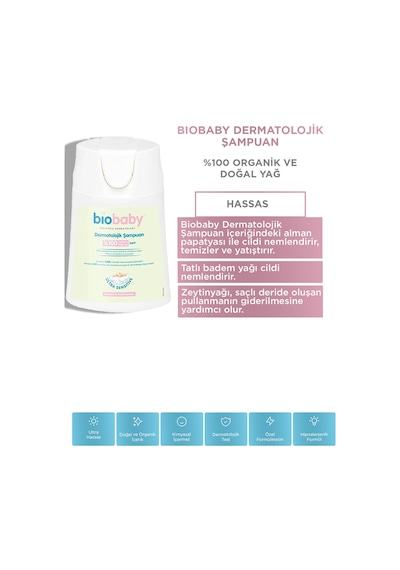 Biobaby Dermatolojik Şampuan 150 ml - Konak Önleyici  Şampuan