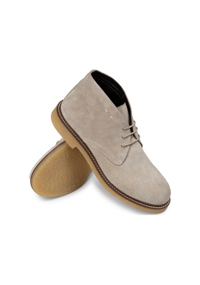 Deery Hakiki Süet Bej Erkek Çöl Botu - 01295mbejc02 Bej