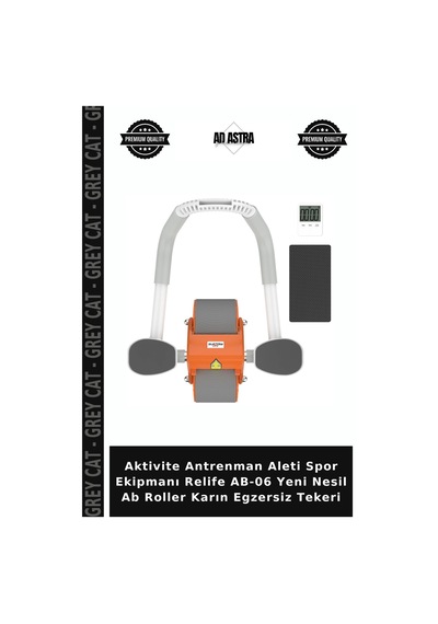 Aktivite Antrenman Aleti Spor Ekipmanı Relife Ab-06 Yeni Nesil Ab Roller Karın Egzersiz Tekeri