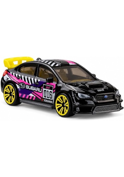 Hot Wheels Neon Speeders 2016 Subaru Wrx Stı Chase Jky06