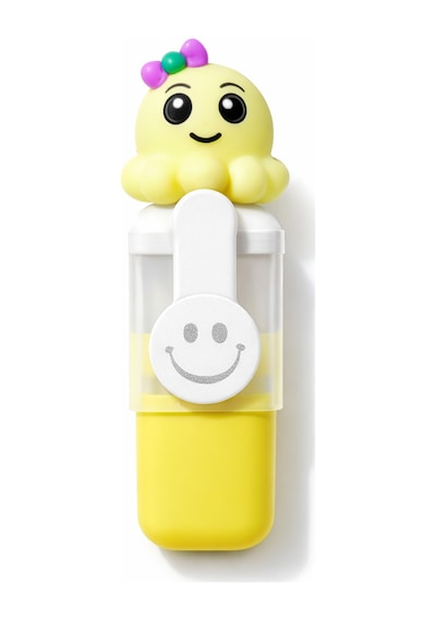 Sevimli Karakter Başlıklı Mini Fosforlu Keçeli Kalem-6lı Set-fosfor05