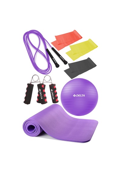 10 Mm Minderli Pilates Seti - Evde Kolay Antrenman İçin İdeal Mor