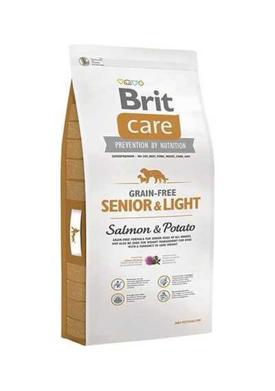 Brit Care Senior Light Somonlu Tahılsız Yaşlı Köpek Maması 12 KG