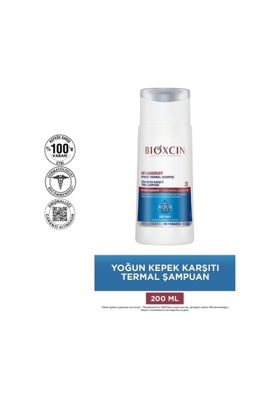 Aquathermal Kepek Karşıtı Termal Şampuan 300 Ml + Yoğun Kepek Karşıtı Termal Şampuan 200 Ml