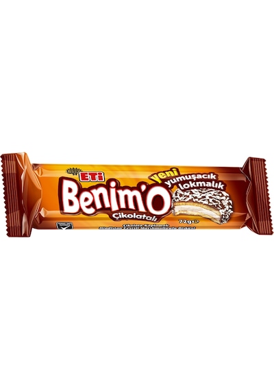 Eti Benimo Lokmalık Çikolatalı 18 x 72 G