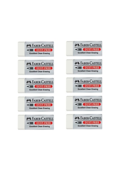 Faber Castell Dust Free Silgi Beyaz Küçük Boy No:30-10 Adet