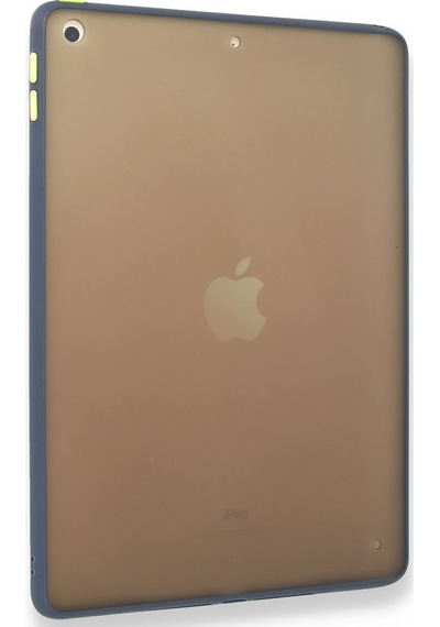 Apple Uyumlu iPad Air 2 9.7 Montreal Seri Silikon Tablet Kılıfı Lacivert Arka Kapak