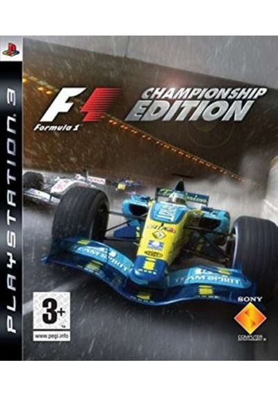 Ps3 Formula 1 Championship Edition
