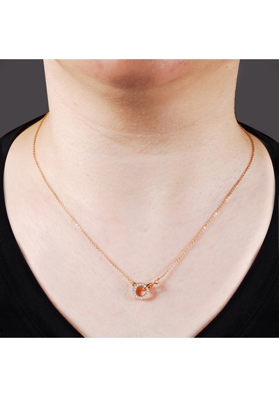 Kuyumcudukkani "sen Ve Ben"daire Figürlü Kolye-37135-r-w Rose Gold