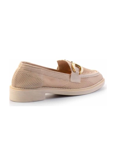 Bambi Bej Kadın Loafer Ayakkabı K01362245682 Bej