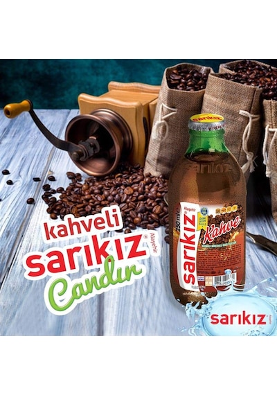 Sarıkız Extra Kahve Aromalı Maden Suyu 24 x 200 ML