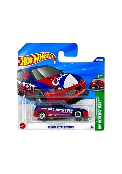 Hot Wheels Tekli Arabalar Honda Cıvıc Custom Jbb22 Çok Renkli