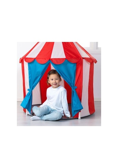 Cırkustalt Çocuk Bebek Katlanabilir Oyun Çadırı 100x120 Cm Kırmızı