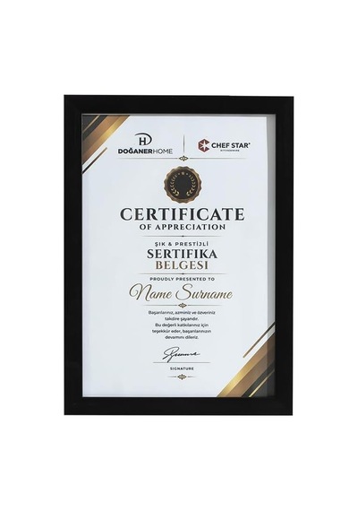 4412 Siyah Ahşap Modern Dekoratif Cam Fotoğraf Çerçevesi Masa Duvar Fotoğraf Çerçevesi 21x29,7cm