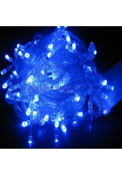 10 METRE 100 LED MAVİ LED IŞIK YILBAŞI AĞACI IŞIĞI 220 V MAVİ IŞIK MAVİ NOEL IŞIĞI YILBAŞI IŞIKLARI