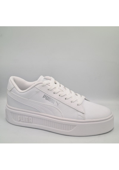 Puma Smash Platform V3 Tdp Beyaz Kadın Sneaker Spor Ayakkabı Beyaz